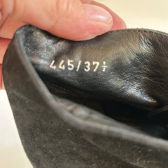 Vintage Krizia By Ilga Suede Ankle Boots Women's Sz 37 1/2 (US Sz 7) - Picture 9 of 10